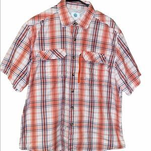 Nepallo Quick Dry Fishing Shirt Size Large Plaid